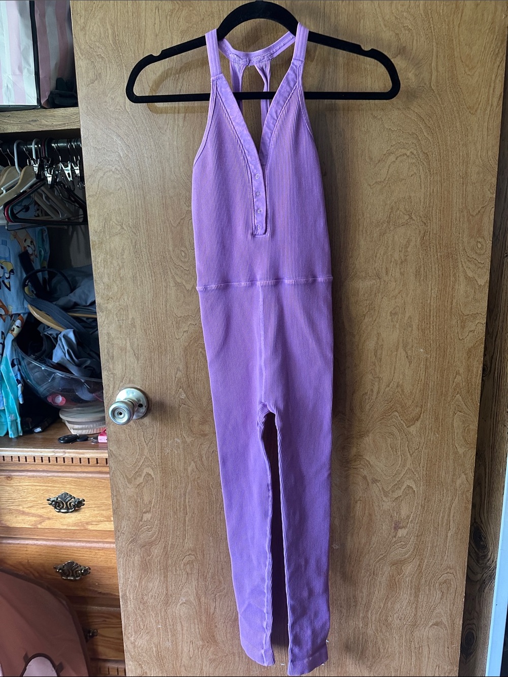 FP Movement by Free People Lavender Racerback Jumpsuit